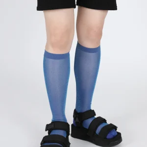 透けラメハイソックス