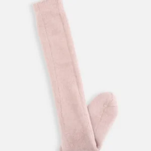 裏起毛リブルームハイソックス